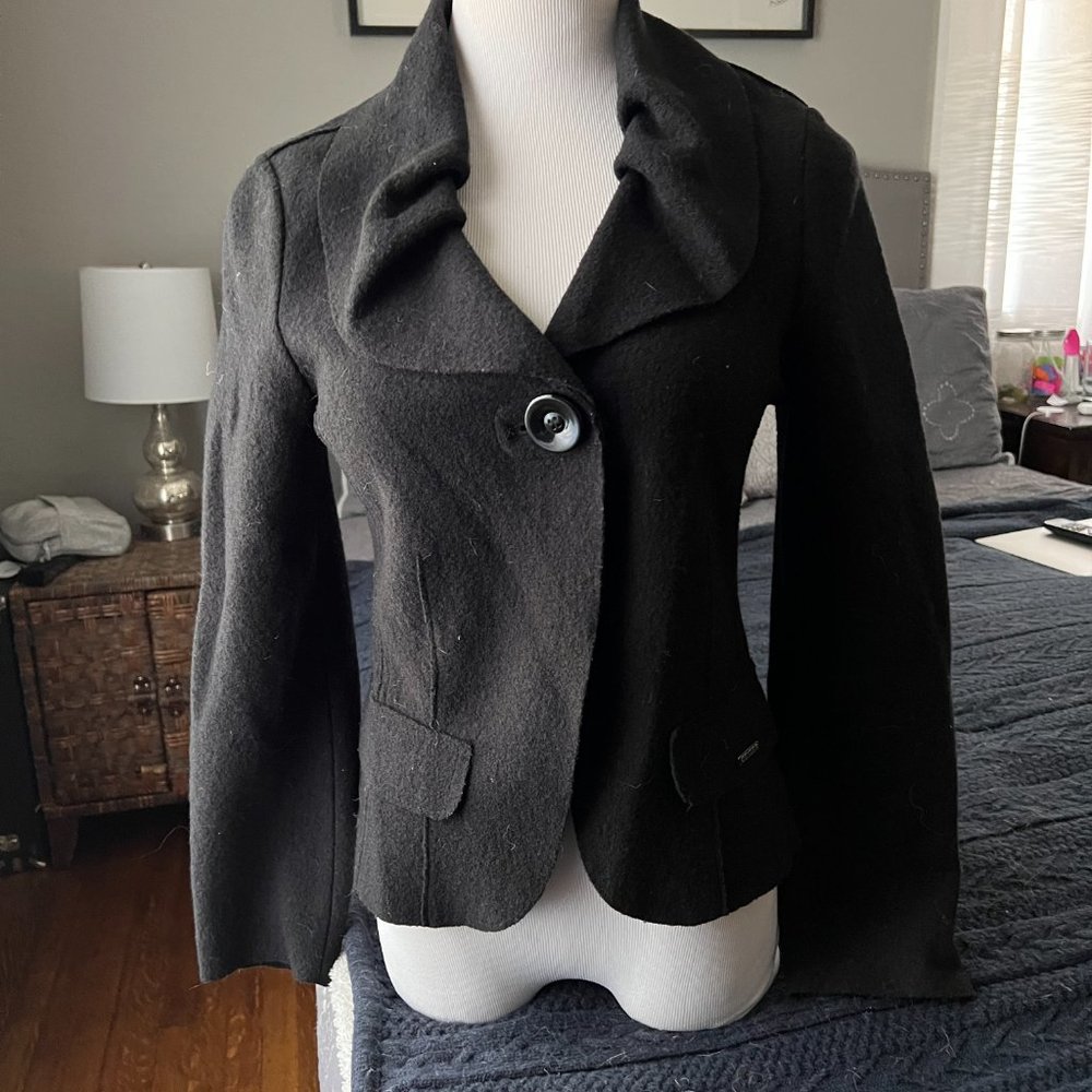 RARE! Geiger lightweight boiled wool jacket trachten Size 38 (US 6)